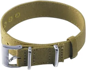 18mm 20mm 22mm Canvas army Khaki green military watch band strap