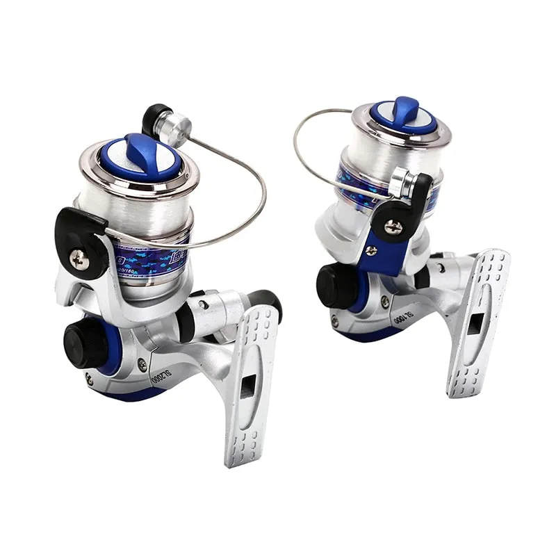 1pc 5.5:1 155g /190g Spinning Fishing Reel with Exchangeable Handle for Casting Line