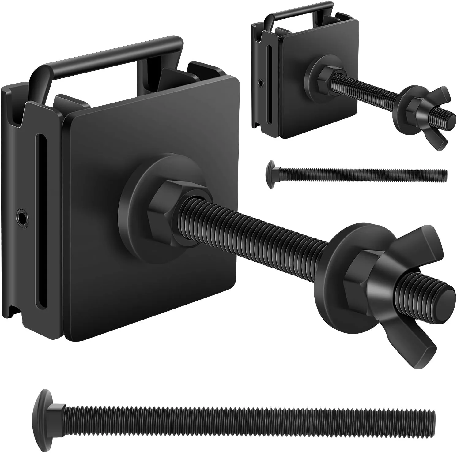 2 Pack E Track Spare Tire Holder Mounts, Upgrade Etrack Double Fittings Spare Wheel Carrier for Enclosed Trailers, Garages, Trucks, Warehouses and Semis, E-Track Rail Accessories for E Track System