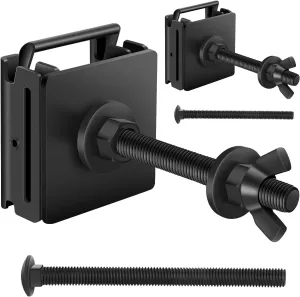 2 Pack E Track Spare Tire Holder Mounts, Upgrade Etrack Double Fittings Spare Wheel Carrier for Enclosed Trailers, Garages, Trucks, Warehouses and Semis, E-Track Rail Accessories for E Track System