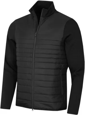 2024 J.Lindeberg Martino Quilt Hybrid Golf Jacket Black Small