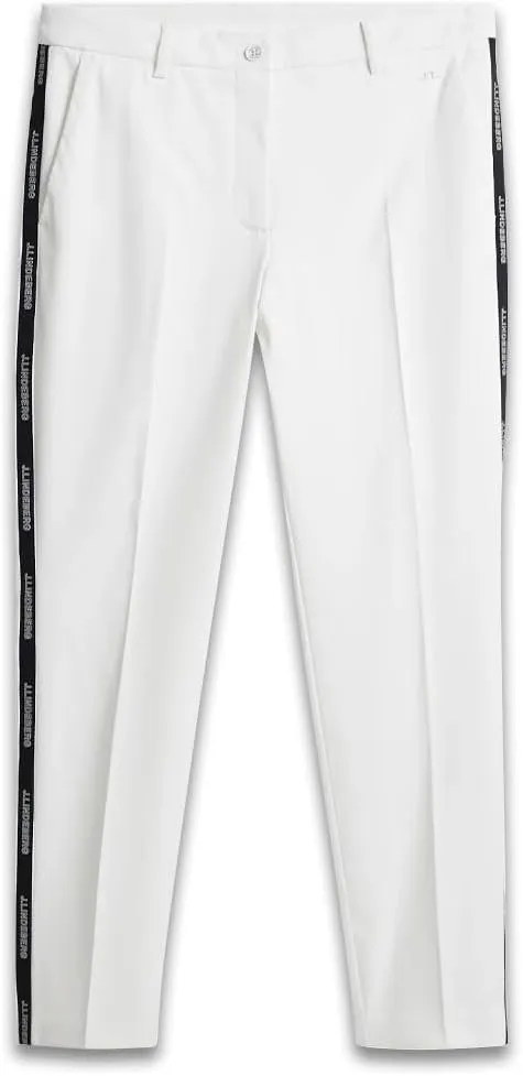 2024 J.Lindeberg Women Meghan Side Stripe Golf Pants White 27