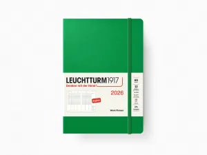 2026 Leuchtturm 1917 Week Planner - SPRING LEAF Hardcover