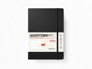 2026 Leuchtturm 1917 Weekly Planner - BLACK Hardcover