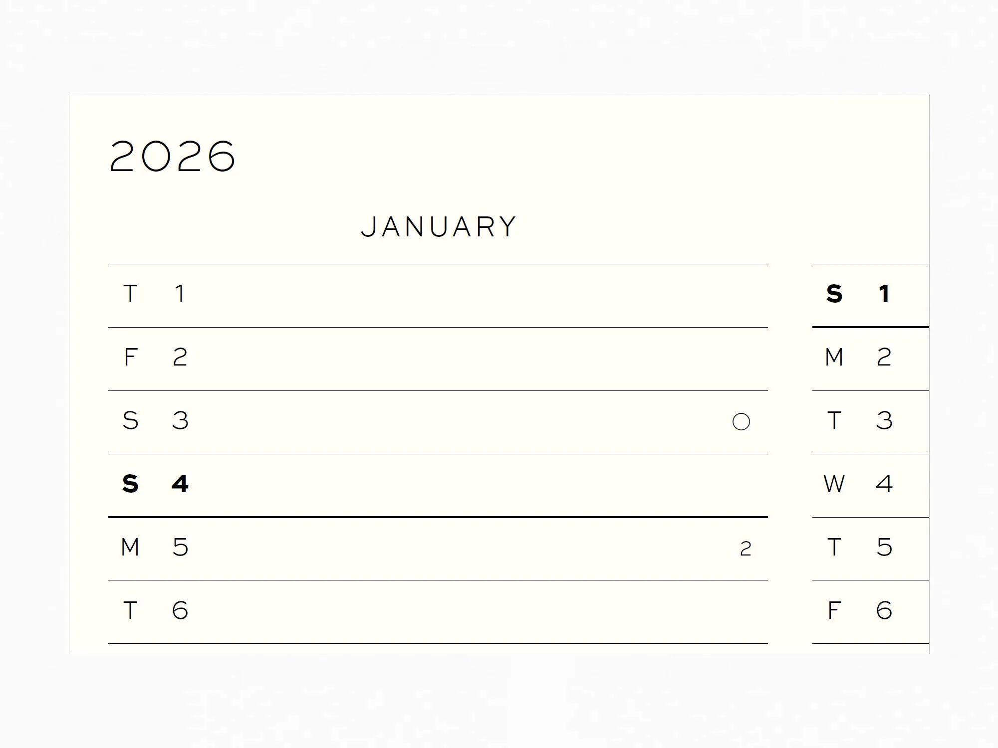 2026 Leuchtturm 1917 Weekly Planner - BLACK Hardcover