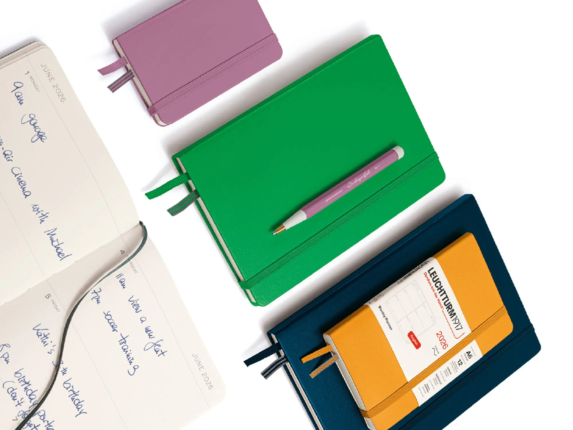 2026 Leuchtturm 1917 Weekly Planner - BLACK Hardcover