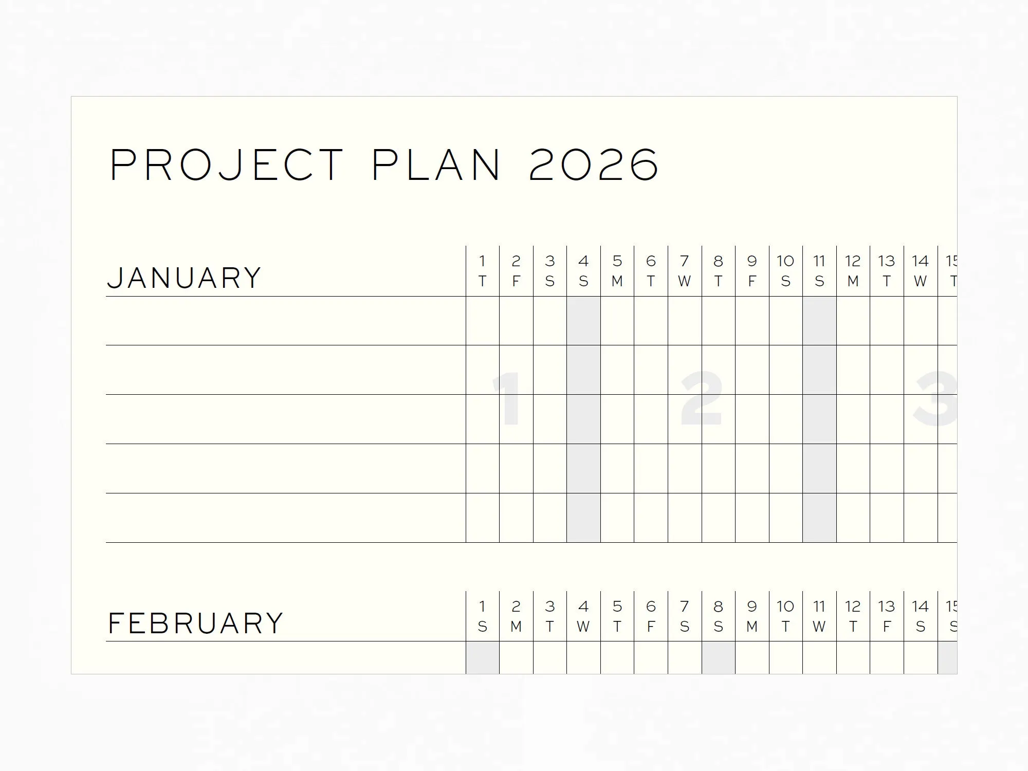 2026 Leuchtturm 1917 Weekly Planner - BLACK Hardcover