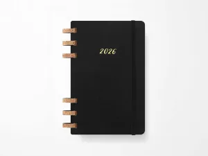 2026 Moleskine Life Spiral Planner - BLACK Softcover