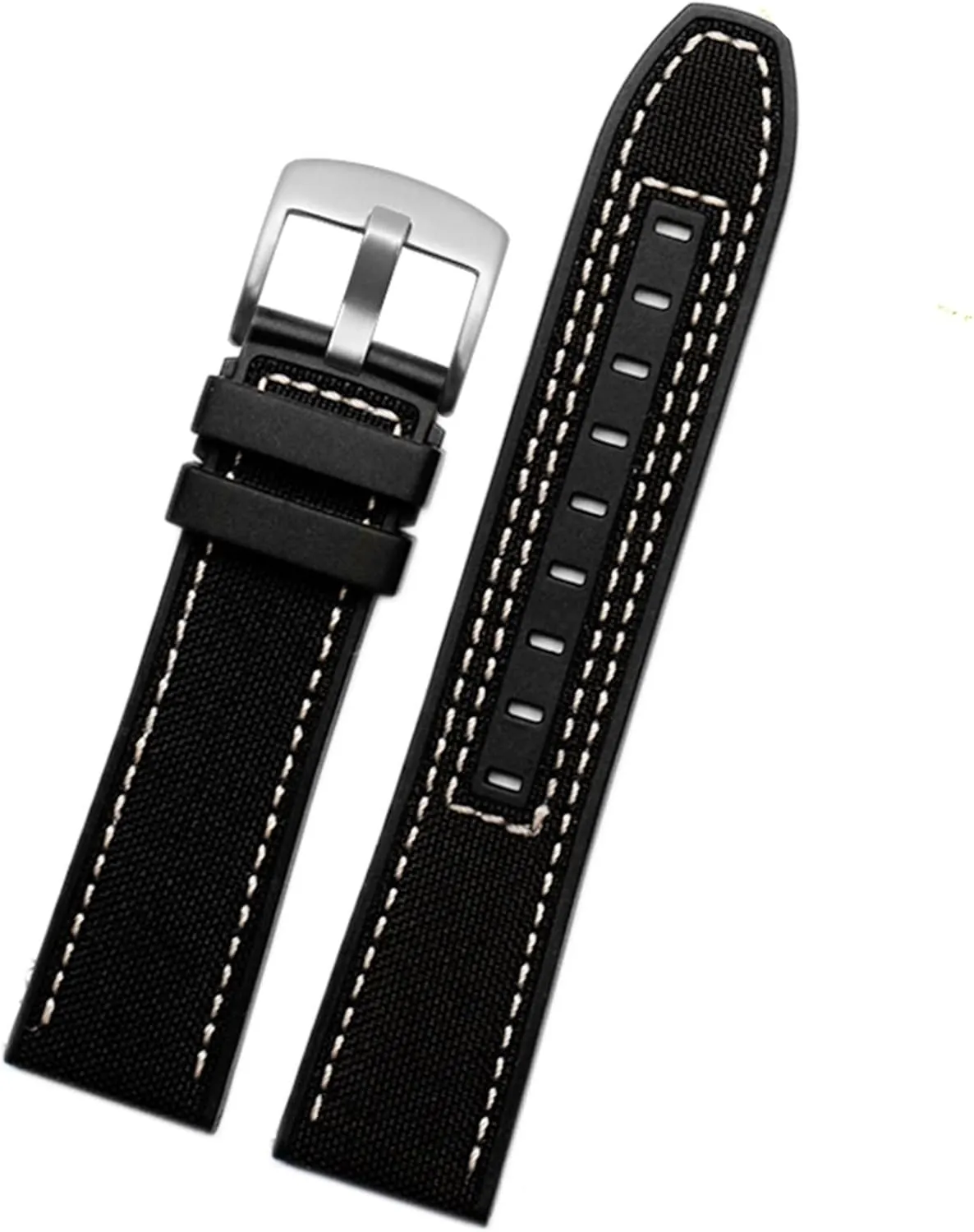 22mm canvas Rubber Watch Strap Men Wrist Band Bracelet for Omega Series soft watchband Bracelet