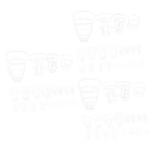 3 20pcs Hanging Nets for Saline Bottles Reusable Plastic Net Cages Secure Fit Design for Bottles and for Patient Use 20pcs*3