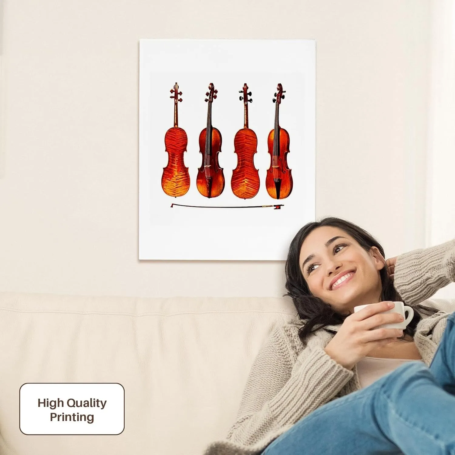 3dRose, The Great Stradivarius Violins, Museum Grade Canvas Wrap 16x20