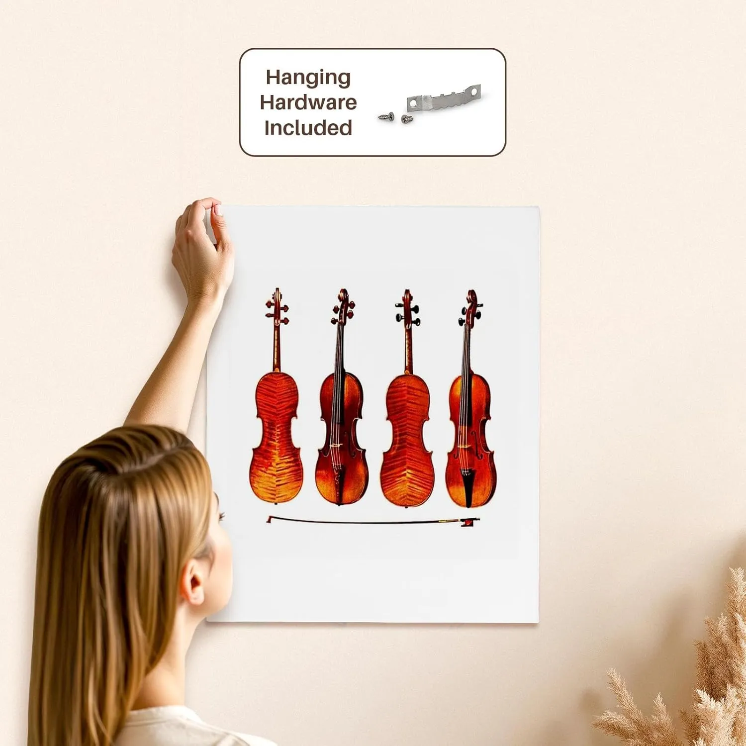 3dRose, The Great Stradivarius Violins, Museum Grade Canvas Wrap 16x20