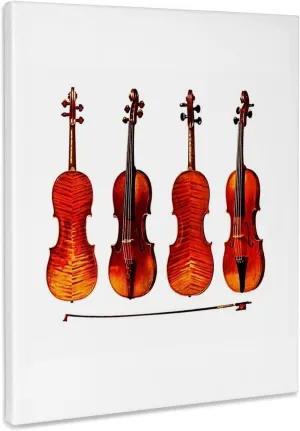 3dRose, The Great Stradivarius Violins, Museum Grade Canvas Wrap 16x20