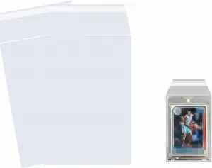 400PCS Resealable Team Bags for One Touch Card Holders 35PT-130PT, Fit Sleeves for Magnetic Card Holders, for One Touch Sleeves(35pt-130pt) (400)
