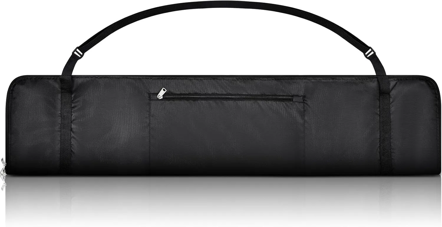 41 Inches Color Guard Rifle Bag Color Guard Equipment Bag for Marching Band and Winter Guard, Rifle, Saber, Gloves, Black
