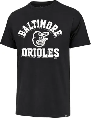 47 Brand MLB Men's Unmatched Franklin Team Color Arched Wordmark Primary Logo Short Sleeve Baseball Fashion T-Shirt