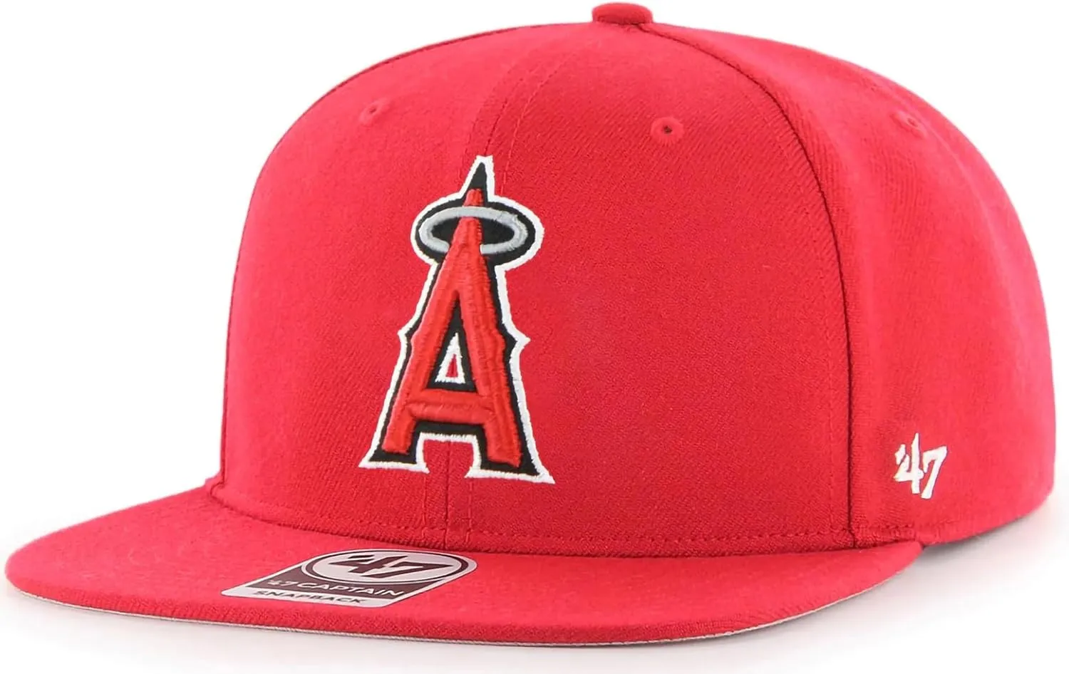 47 MLB Sure Shot Captain Hat Adjustable Structured 6-Panel Snapback Hat Cap, Adult One Size Fits All