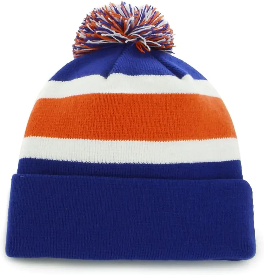 47 MLB Unisex-Adult Primary Logo Breakaway Team Color Primary Logo Cuffed Knit Beanie Hat Cold Weather Hat, One Size