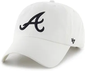 47 MLB Unisex-Adult White/Team Color Clean Up Adjustable Hat Cap - One Size