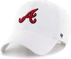 47 MLB Unisex-Adult White/Team Color Clean Up Adjustable Hat Cap - One Size