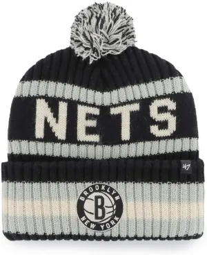 47 NBA Unisex-Adult Team Color Officially Licensed Primary Logo Bering Sport Knit Cuffed Pom Beanie Cold Weather Hat