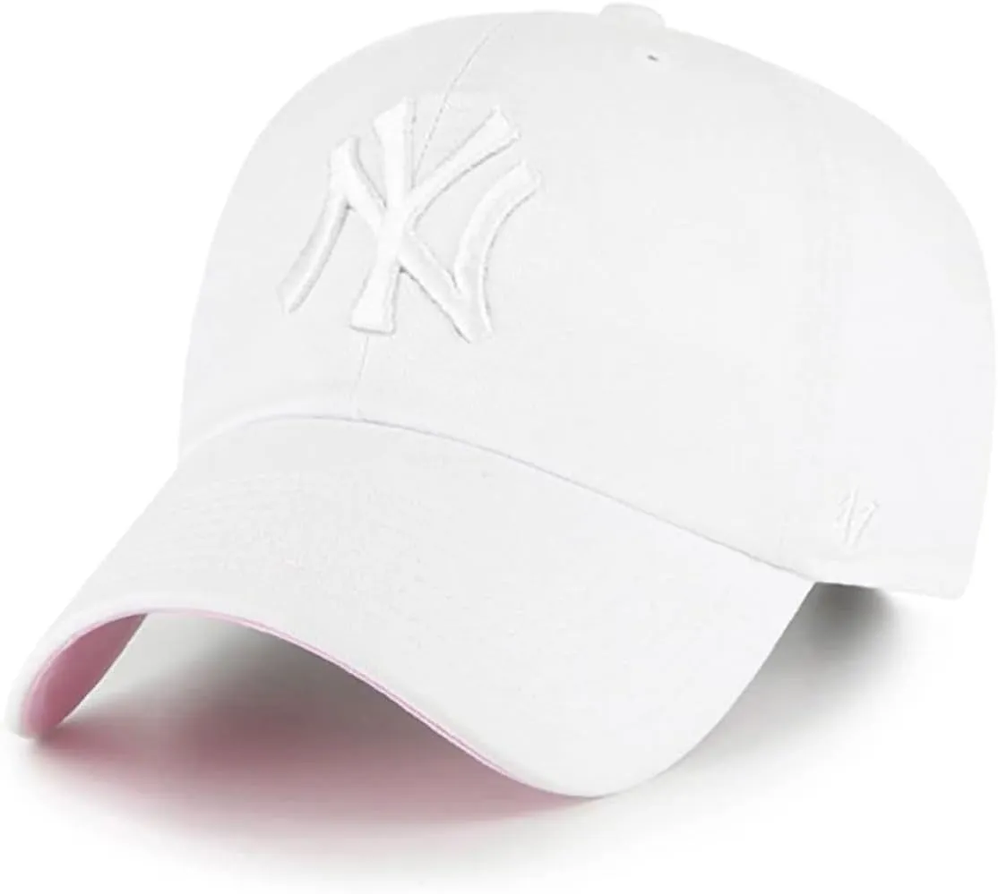47 New York Yankees Primary Logo Ballpark Clean Up Dad Hat Baseball Cap - Multiple Colors