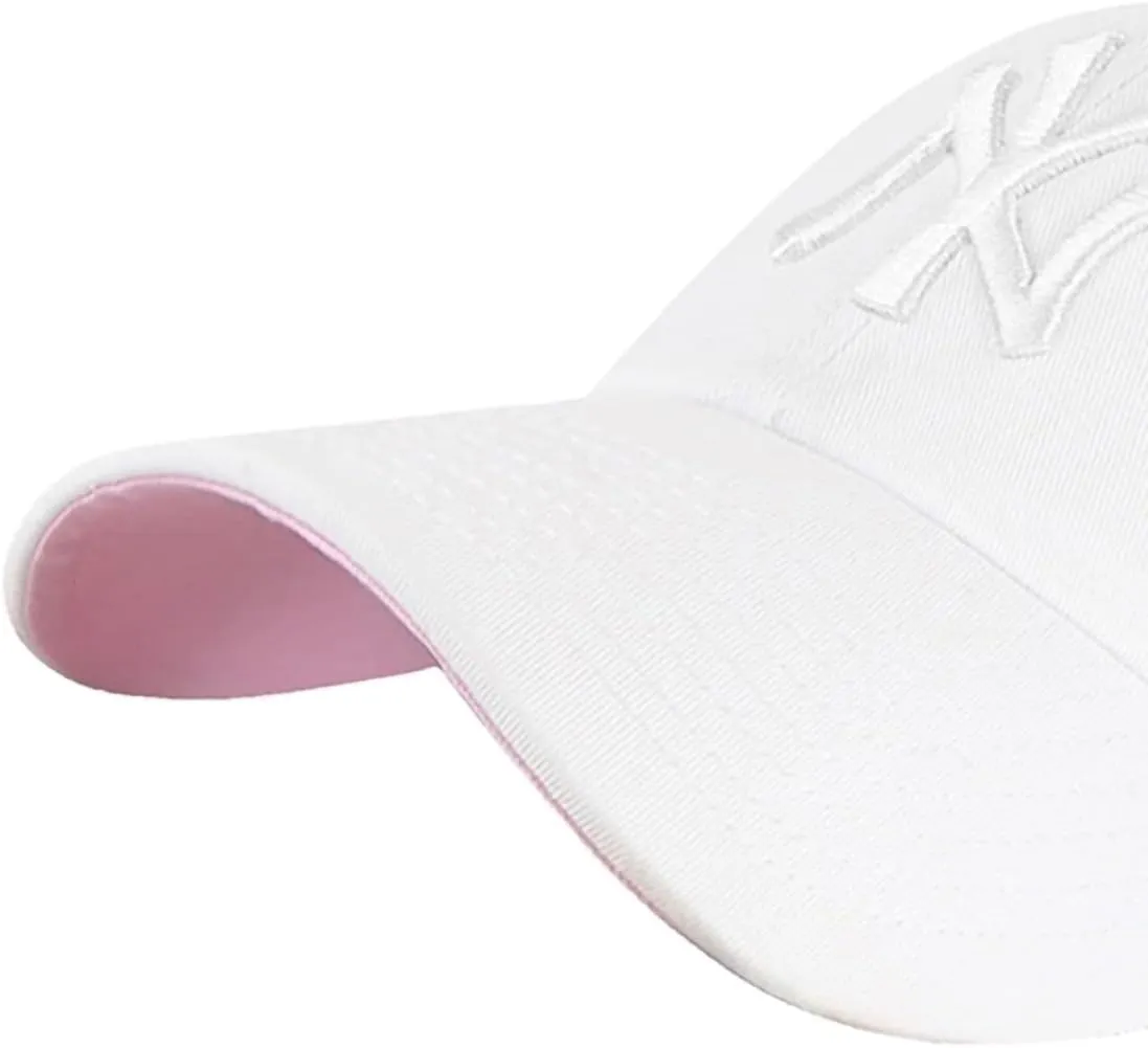 47 New York Yankees Primary Logo Ballpark Clean Up Dad Hat Baseball Cap - Multiple Colors