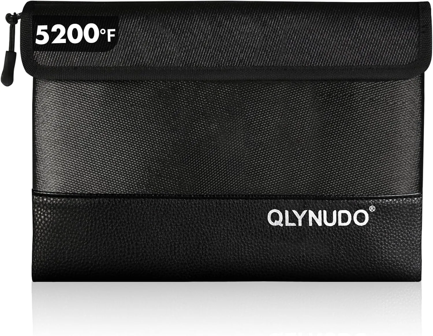 5200℉ Fireproof Document Bag, Fireproof Money Bag for Cash, Fireproof Pouch for Important Documents and Valuables, 11x7.7 Inch, Waterproof Zipper