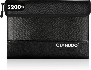 5200℉ Fireproof Document Bag, Fireproof Money Bag for Cash, Fireproof Pouch for Important Documents and Valuables, 11x7.7 Inch, Waterproof Zipper