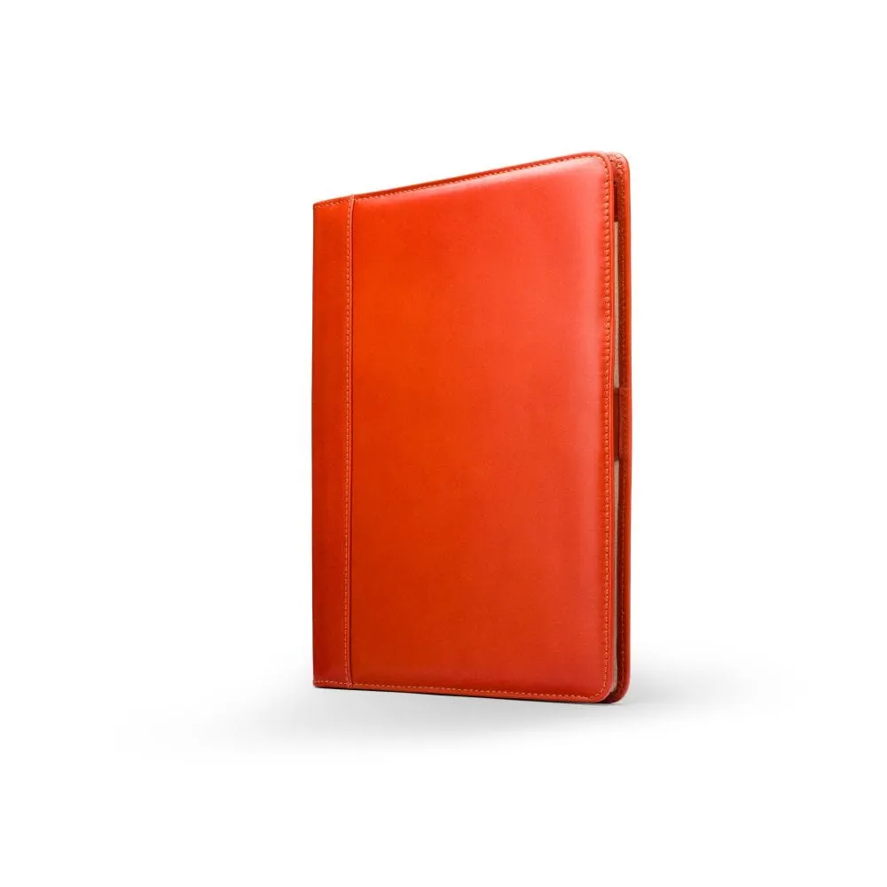 A4 Leather Folder - Light Tan