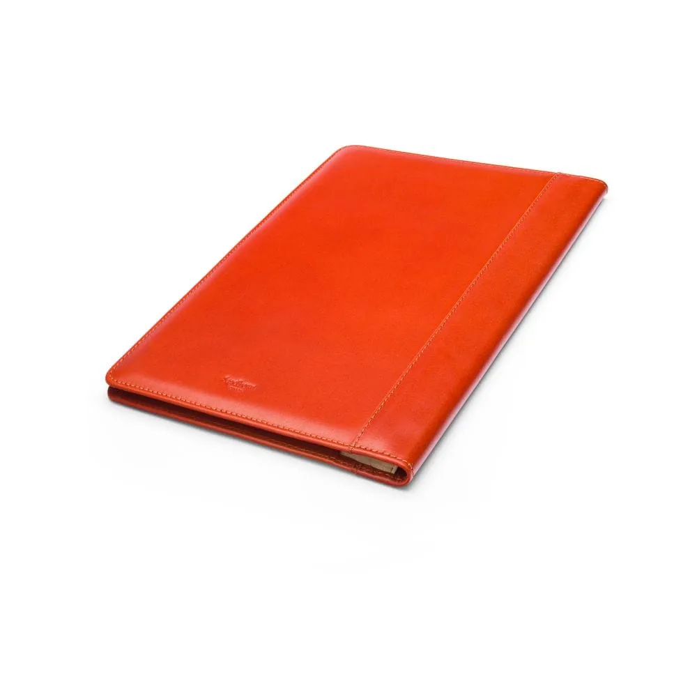 A4 Leather Folder - Light Tan