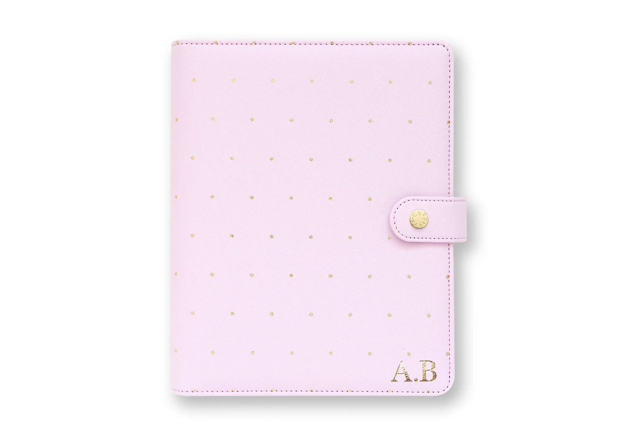 A5 Undated Planner, Lilac Polka