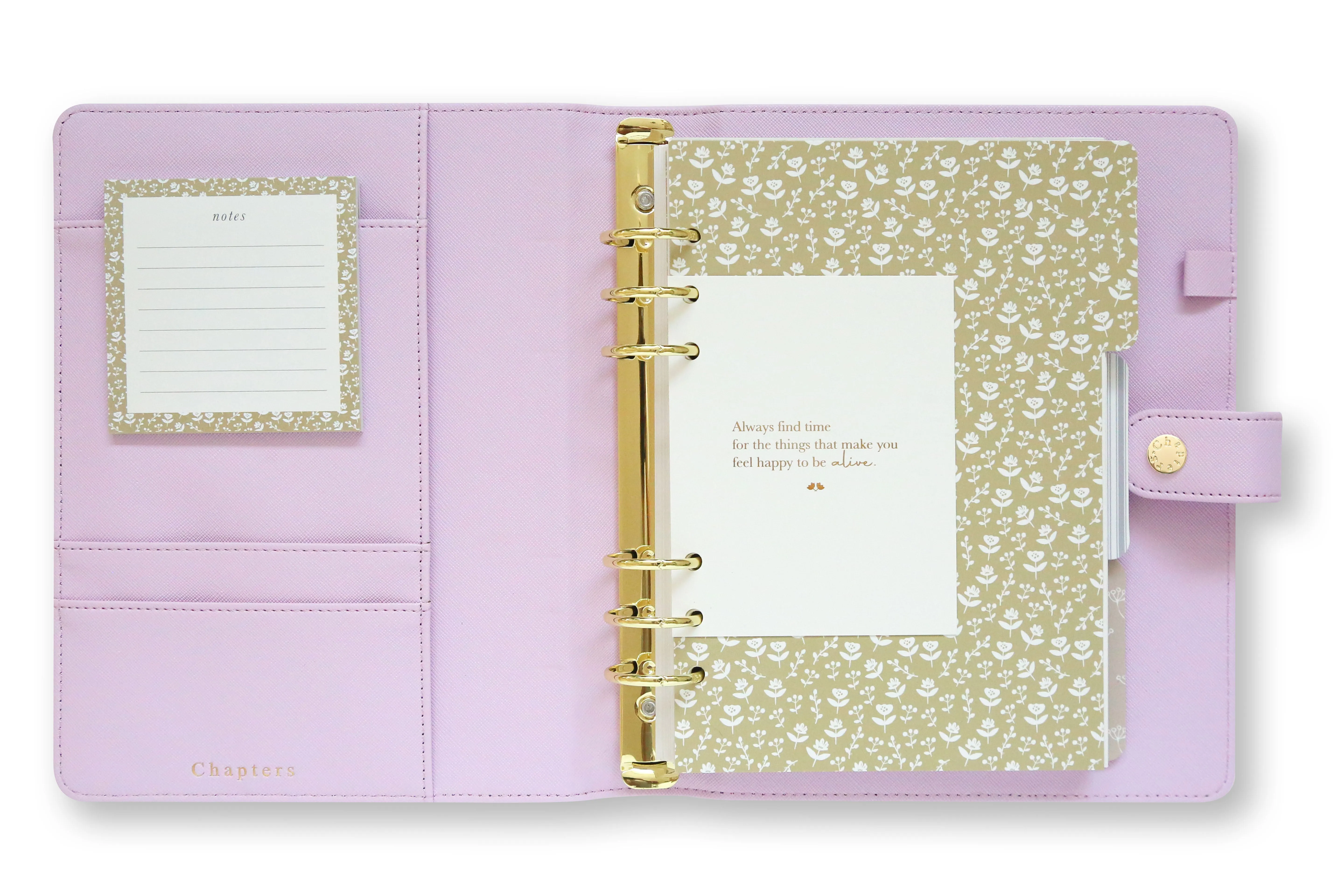 A5 Undated Planner, Lilac Polka