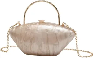 Acrylic Shell Color Evening Bag European American Clutch Purses