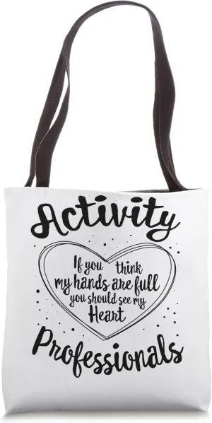 Activity Professionals Team Assistant Squad Week Director Tote Bag