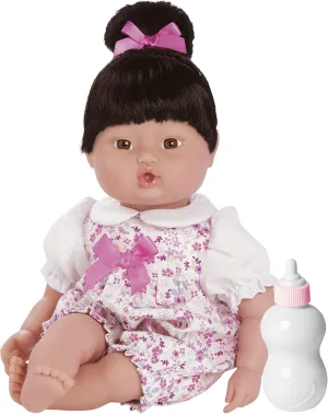 Adora Play Time Babies Collection, 13" Baby Doll with Doll Clothes and Accesories, Made with Sweet Baby Powder Scent, and GentleTouch Vinyl Body, Birthday Gift for Ages 1  - Floral Romper