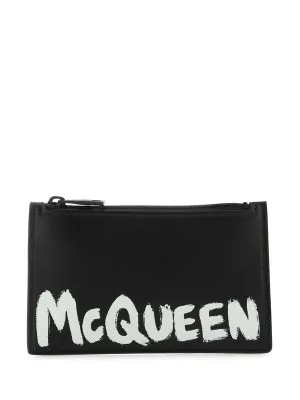 Alexander Mcqueen Black Card Holders