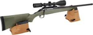 Allen Company Outdoor Rifle Rest - Target Sports Bench Rest Front & Rear Sand Bag Stand Holders for Gun & Rifle Shooting & Hunting