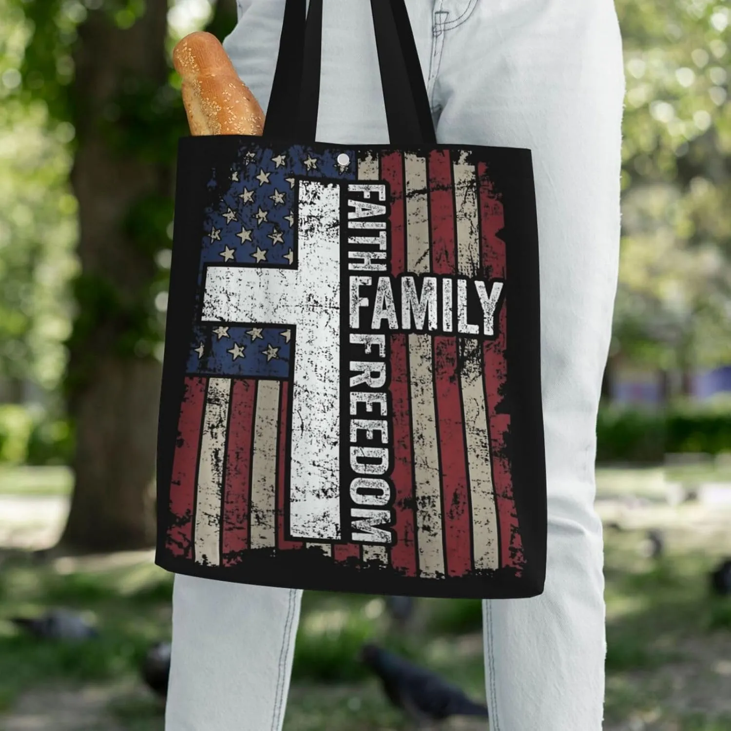 American Mexican Flag Canvas Totes Bag Shoulder Bags Shopping Crossbody Work Bag 13.8 X 15.4 inch