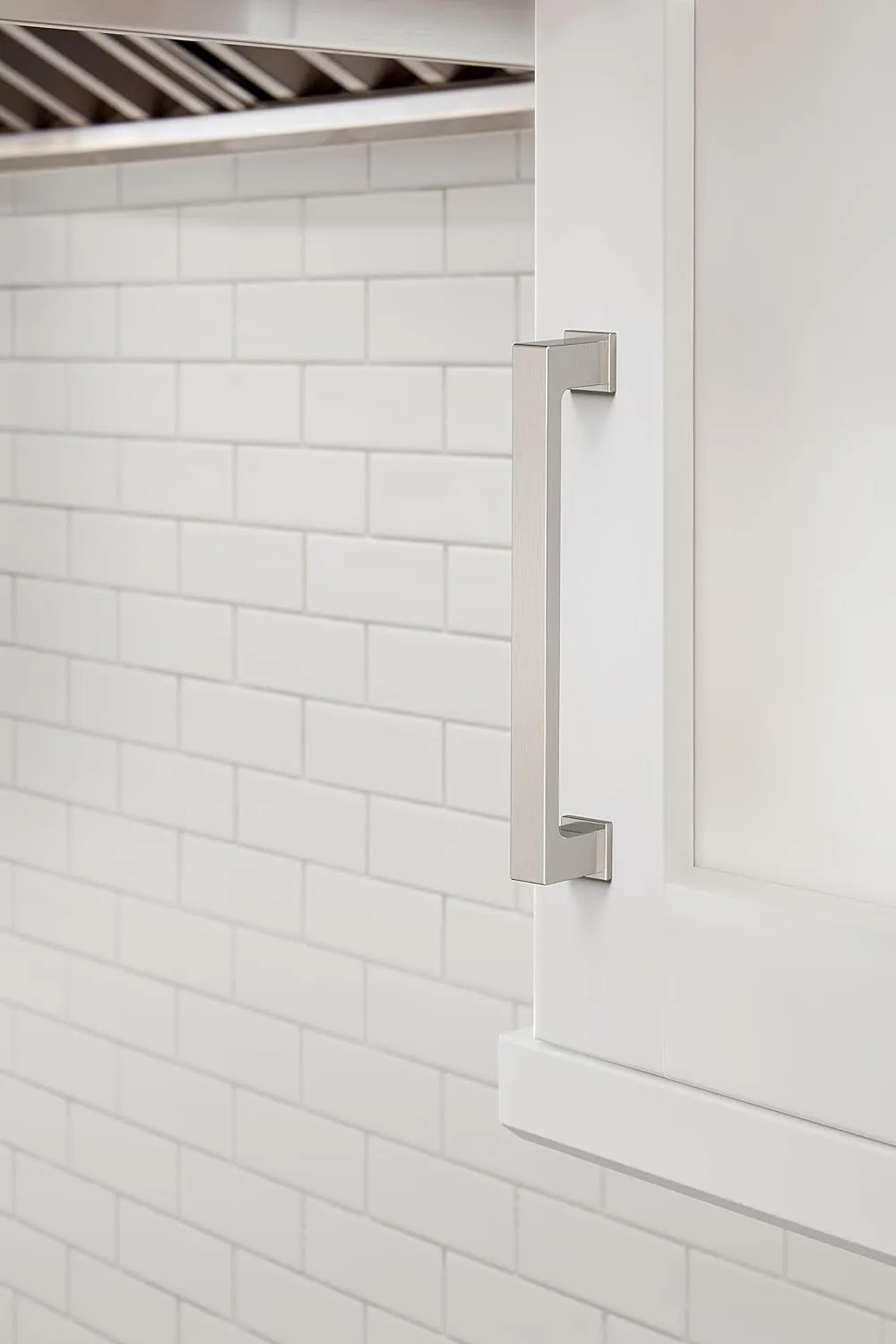 Amerock 10BX37032G10 | Satin Nickel Cabinet Pull | 5-1/16 inch (128mm) Center-to-Center | 10 Pack | Bridgeport | Furniture Hardware