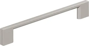 Amerock 10BX37133G10 | Satin Nickel Cabinet Pull | 6-5/16 inch (160mm) Center-to-Center | 10 Pack | Cityscape | Furniture Hardware