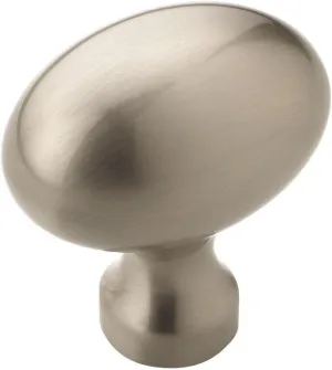 Amerock | Cabinet Knob | Satin Nickel | 1-3/8 inch (35 mm) Length | Vaile | 10 Pack | Drawer Knob | Cabinet Hardware