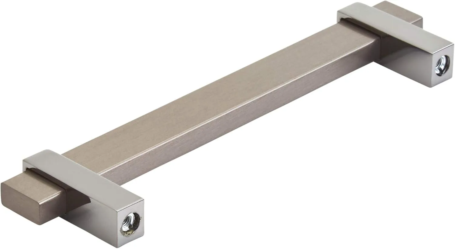 Amerock | Cabinet Pull | Black Brushed Nickel/Black Nickel | 5-1/16 inch (128 mm) Center to Center | Mulino | 1 Pack | Drawer Pull | Drawer Handle | Cabinet Hardware