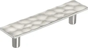 Amerock | Cabinet Pull | Satin Nickel | 3-3/4 inch (96 mm) Center to Center | Kamari | 1 Pack | Drawer Pull | Drawer Handle | Cabinet Hardware