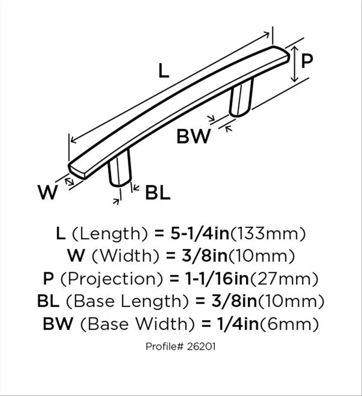 Amerock | Cabinet Pull | Satin Nickel | 3 inch (76 mm) Center to Center | Cyprus | 10 Pack | Drawer Pull | Drawer Handle | Cabinet Hardware