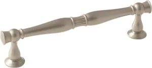 Amerock | Cabinet Pull | Satin Nickel | 5-1/16 inch (128 mm) Center to Center | Crawford | 1 Pack | Drawer Pull | Drawer Handle | Cabinet Hardware