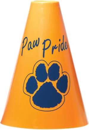 Anderson's Two-Color Paw Megaphones, 7 Inches, Team Spirit Products, Fan Gear