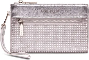 Anne Klein Ak 2 Piece Gift Set with Rhinestone Zip Clutch and Card Case