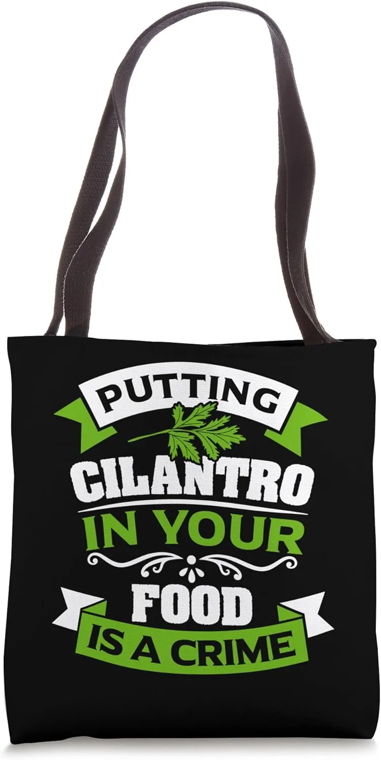 Anti Cilantro Gear I hate Coriander Gear Coriander Hater Tote Bag