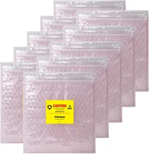 Anti Static Bubble Bags, Resealable Static Shielding Bag, Reusable for Sensitive Electronic Components (Small Qty 10)